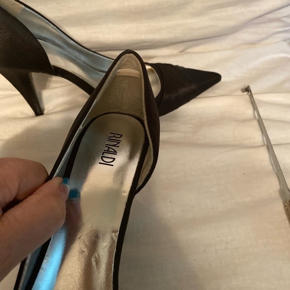 Rinaldi heels black size 7 new - Picture 2 of 13